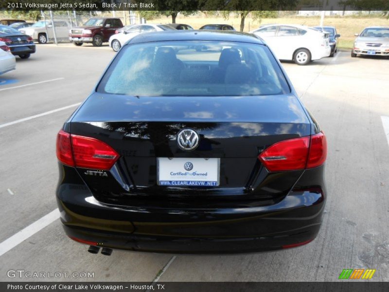 Black / Titan Black 2011 Volkswagen Jetta S Sedan