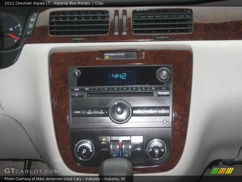 Imperial Blue Metallic / Gray 2011 Chevrolet Impala LT