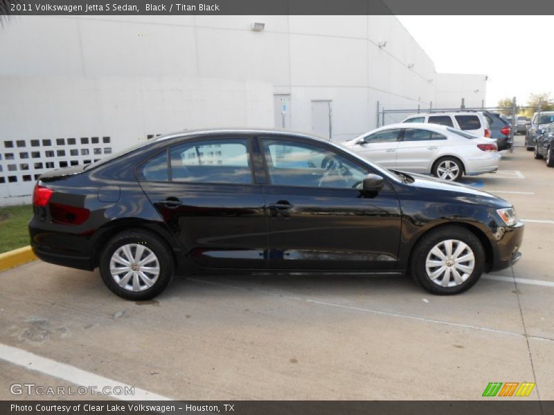 Black / Titan Black 2011 Volkswagen Jetta S Sedan