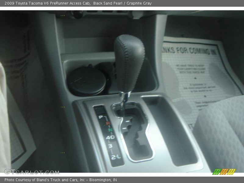 Black Sand Pearl / Graphite Gray 2009 Toyota Tacoma V6 PreRunner Access Cab