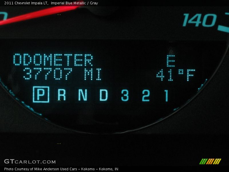 Imperial Blue Metallic / Gray 2011 Chevrolet Impala LT