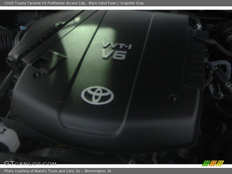 Black Sand Pearl / Graphite Gray 2009 Toyota Tacoma V6 PreRunner Access Cab