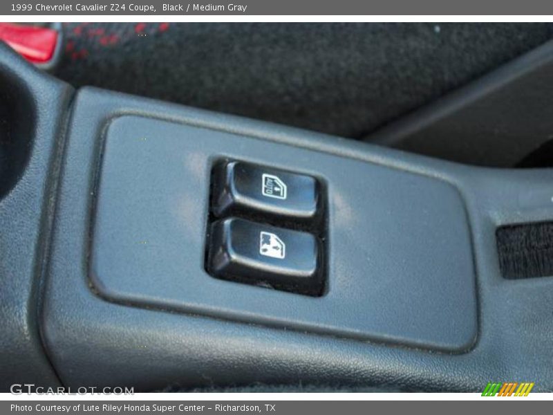 Black / Medium Gray 1999 Chevrolet Cavalier Z24 Coupe