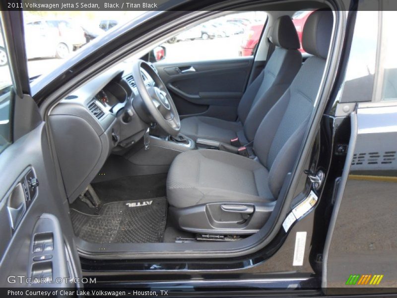 Black / Titan Black 2011 Volkswagen Jetta S Sedan