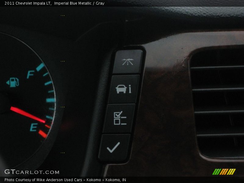 Imperial Blue Metallic / Gray 2011 Chevrolet Impala LT