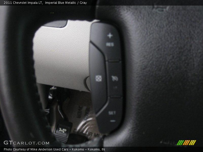 Imperial Blue Metallic / Gray 2011 Chevrolet Impala LT