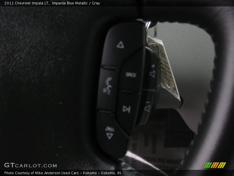 Imperial Blue Metallic / Gray 2011 Chevrolet Impala LT