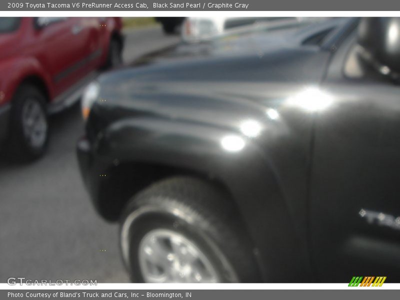 Black Sand Pearl / Graphite Gray 2009 Toyota Tacoma V6 PreRunner Access Cab