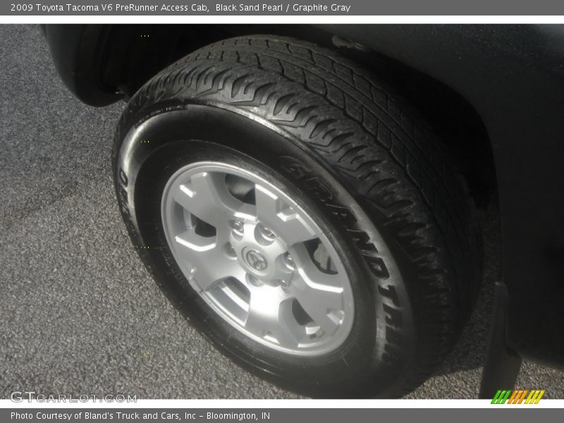 Black Sand Pearl / Graphite Gray 2009 Toyota Tacoma V6 PreRunner Access Cab