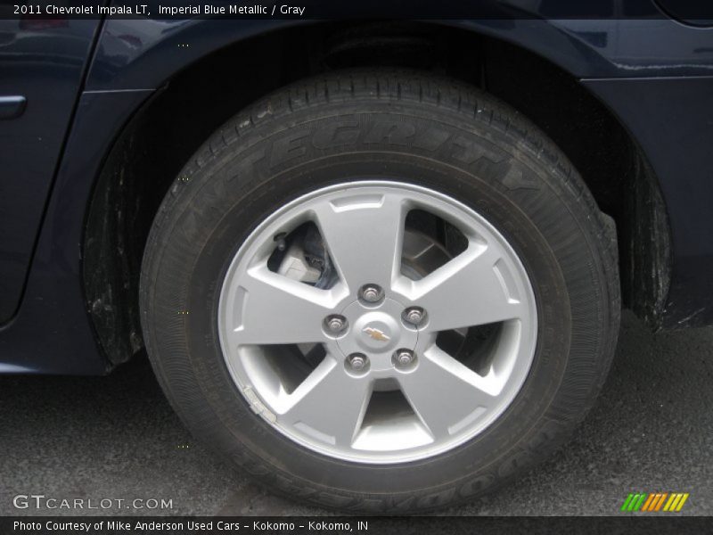 Imperial Blue Metallic / Gray 2011 Chevrolet Impala LT