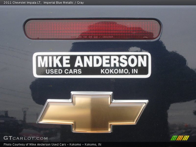 Imperial Blue Metallic / Gray 2011 Chevrolet Impala LT