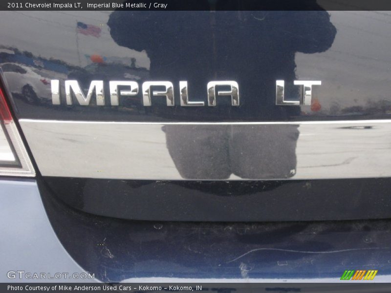 Imperial Blue Metallic / Gray 2011 Chevrolet Impala LT