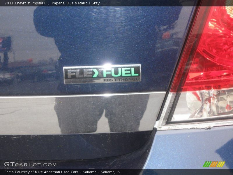 Imperial Blue Metallic / Gray 2011 Chevrolet Impala LT