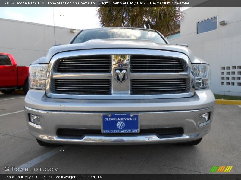 Bright Silver Metallic / Dark Slate/Medium Graystone 2009 Dodge Ram 1500 Lone Star Edition Crew Cab