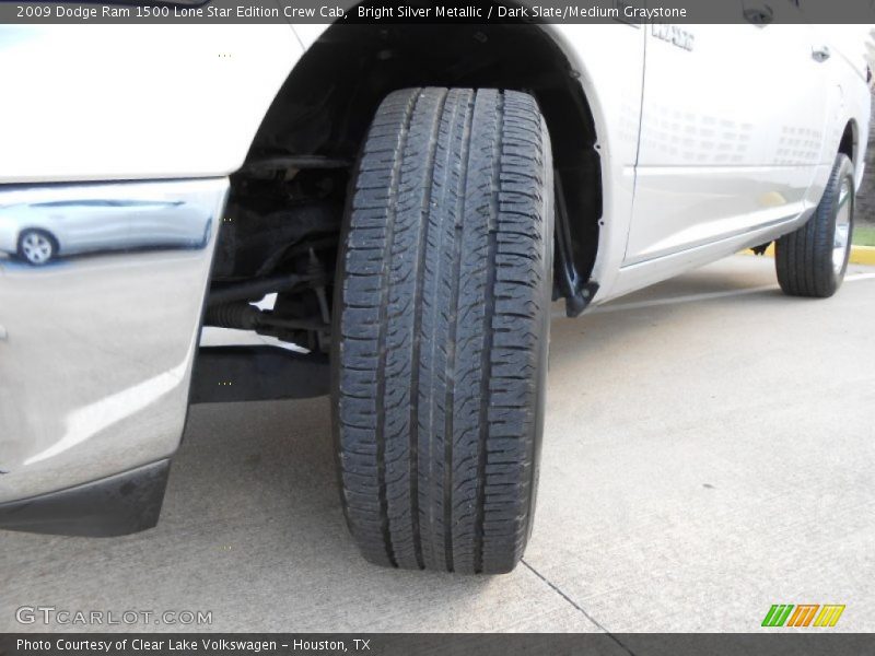 Bright Silver Metallic / Dark Slate/Medium Graystone 2009 Dodge Ram 1500 Lone Star Edition Crew Cab