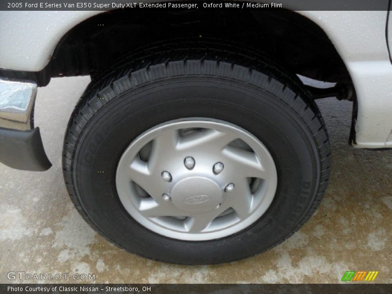 Oxford White / Medium Flint 2005 Ford E Series Van E350 Super Duty XLT Extended Passenger