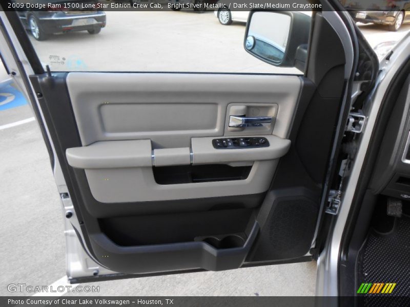 Bright Silver Metallic / Dark Slate/Medium Graystone 2009 Dodge Ram 1500 Lone Star Edition Crew Cab