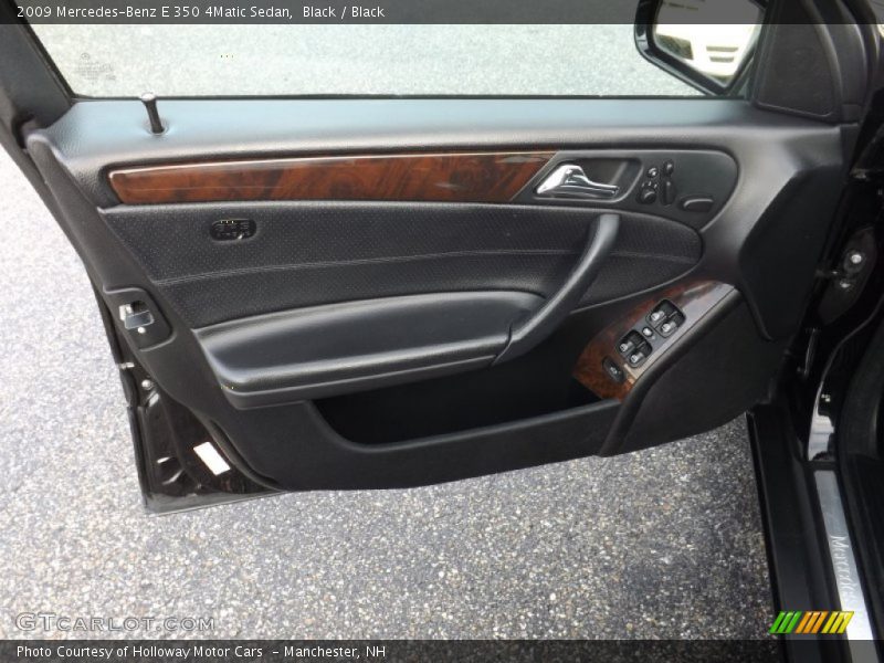Black / Black 2009 Mercedes-Benz E 350 4Matic Sedan