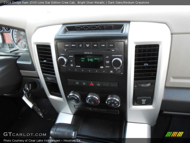 Bright Silver Metallic / Dark Slate/Medium Graystone 2009 Dodge Ram 1500 Lone Star Edition Crew Cab