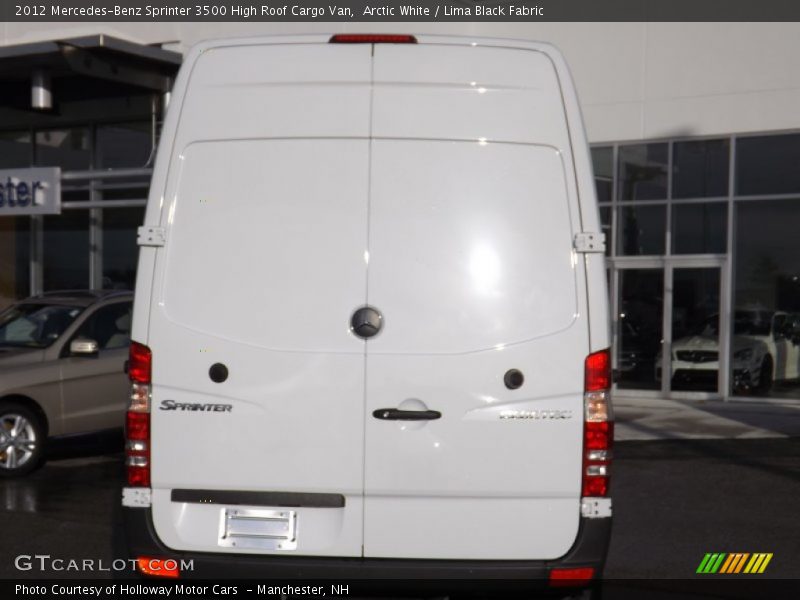 Arctic White / Lima Black Fabric 2012 Mercedes-Benz Sprinter 3500 High Roof Cargo Van