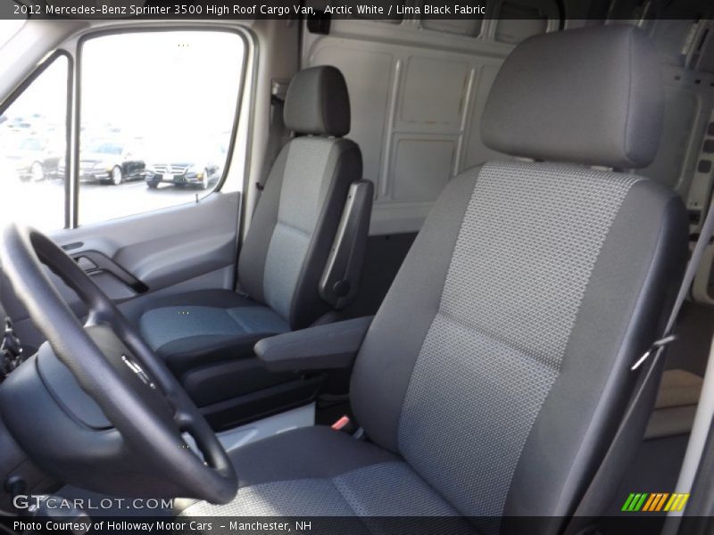 Arctic White / Lima Black Fabric 2012 Mercedes-Benz Sprinter 3500 High Roof Cargo Van