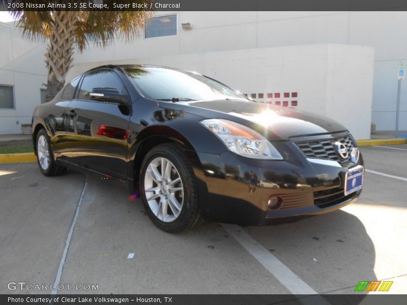 Super Black / Charcoal 2008 Nissan Altima 3.5 SE Coupe