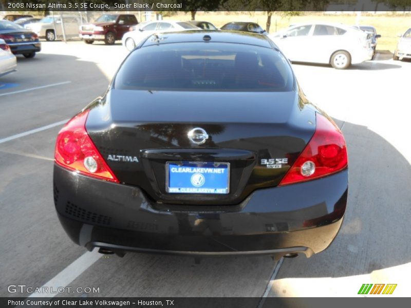 Super Black / Charcoal 2008 Nissan Altima 3.5 SE Coupe