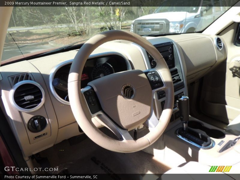 Sangria Red Metallic / Camel/Sand 2009 Mercury Mountaineer Premier