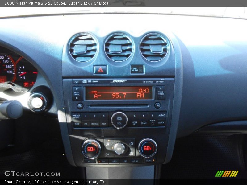 Super Black / Charcoal 2008 Nissan Altima 3.5 SE Coupe
