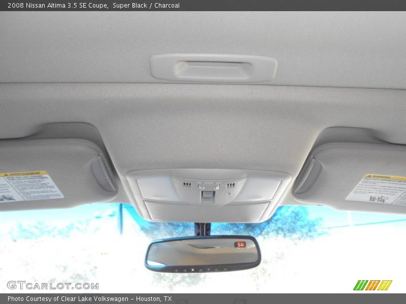 Super Black / Charcoal 2008 Nissan Altima 3.5 SE Coupe