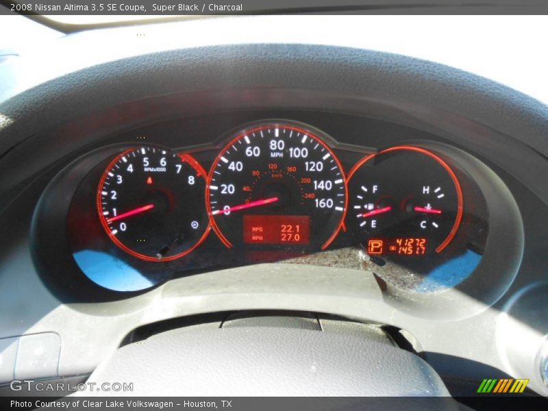 Super Black / Charcoal 2008 Nissan Altima 3.5 SE Coupe