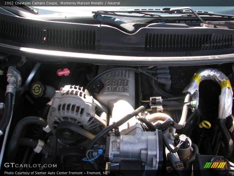 Monterey Maroon Metallic / Neutral 2002 Chevrolet Camaro Coupe