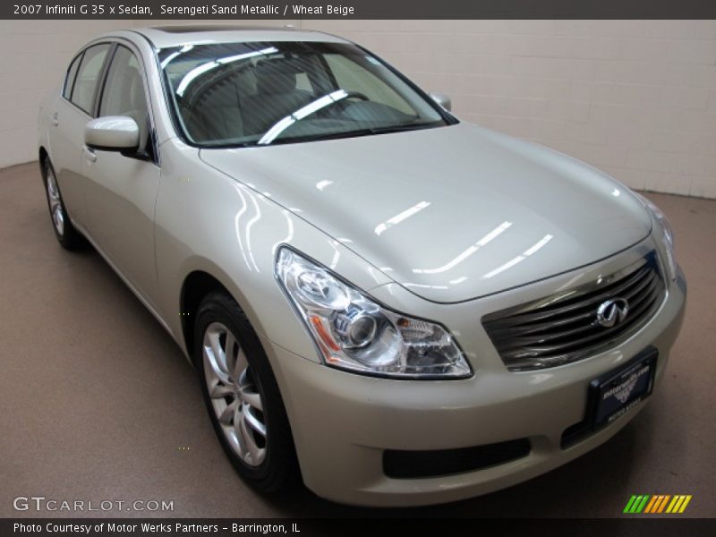 Serengeti Sand Metallic / Wheat Beige 2007 Infiniti G 35 x Sedan
