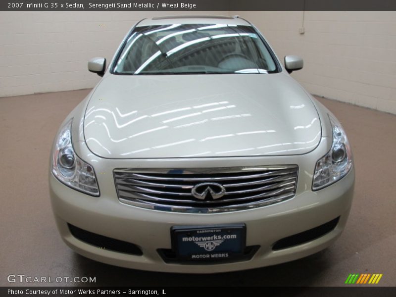 Serengeti Sand Metallic / Wheat Beige 2007 Infiniti G 35 x Sedan