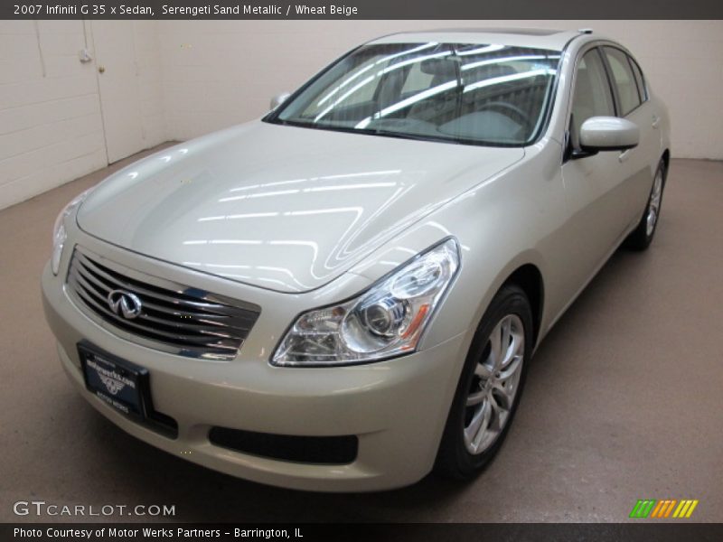 Serengeti Sand Metallic / Wheat Beige 2007 Infiniti G 35 x Sedan