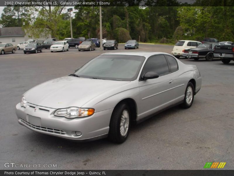 Galaxy Silver Metallic / Ebony 2002 Chevrolet Monte Carlo LS