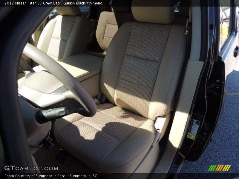 Galaxy Black / Almond 2012 Nissan Titan SV Crew Cab