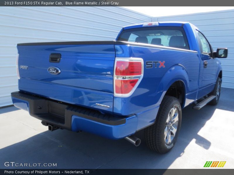 Blue Flame Metallic / Steel Gray 2013 Ford F150 STX Regular Cab