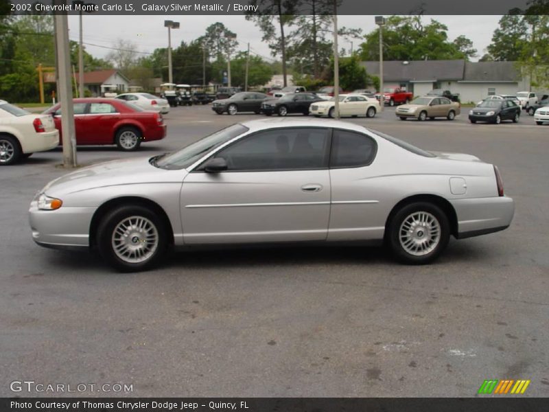 Galaxy Silver Metallic / Ebony 2002 Chevrolet Monte Carlo LS