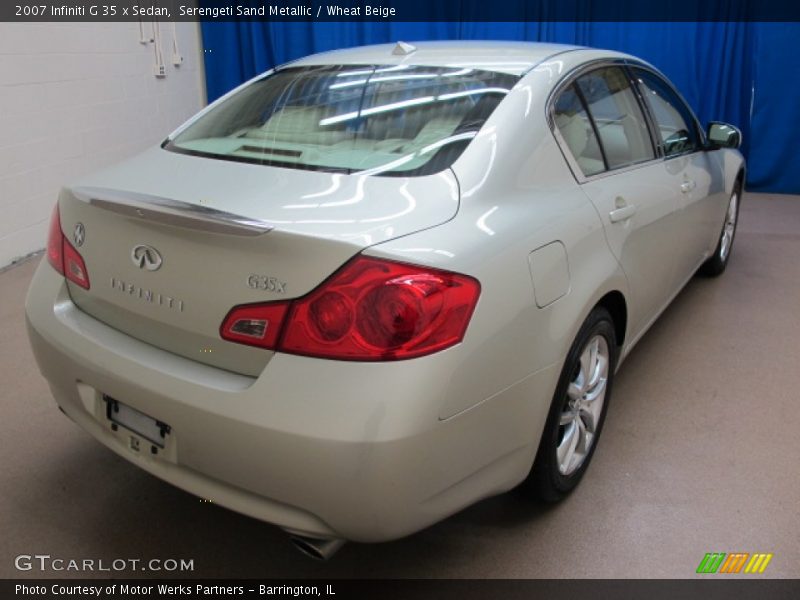Serengeti Sand Metallic / Wheat Beige 2007 Infiniti G 35 x Sedan