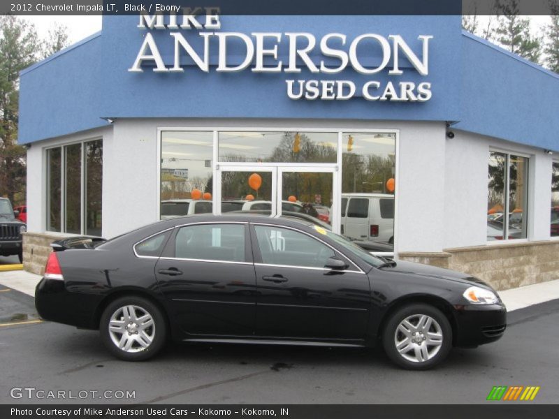 Black / Ebony 2012 Chevrolet Impala LT