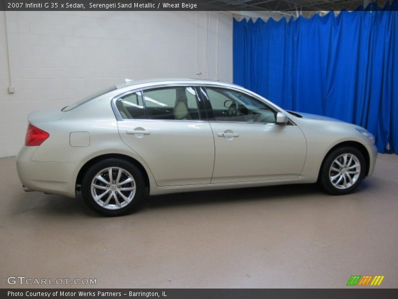 Serengeti Sand Metallic / Wheat Beige 2007 Infiniti G 35 x Sedan