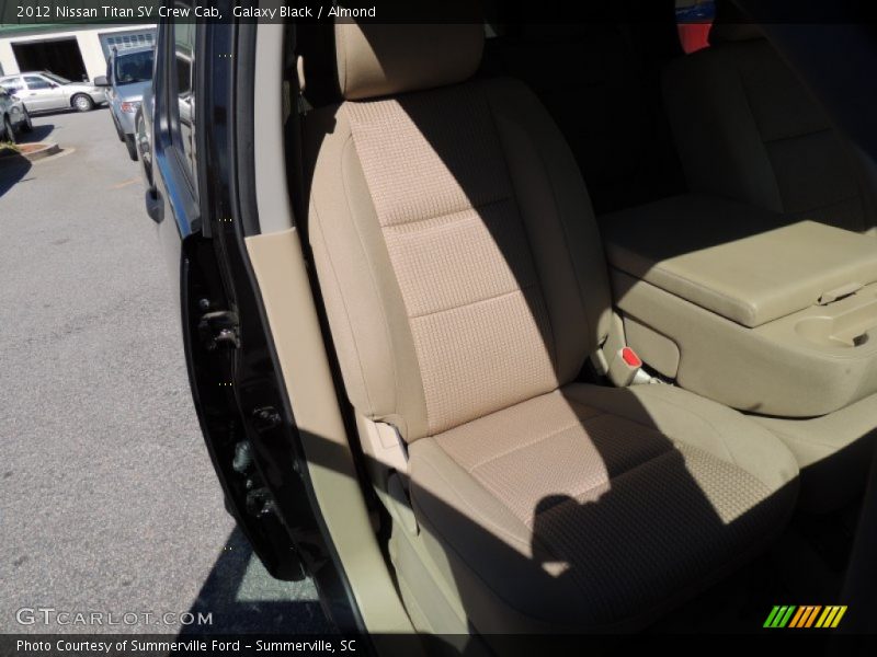 Galaxy Black / Almond 2012 Nissan Titan SV Crew Cab