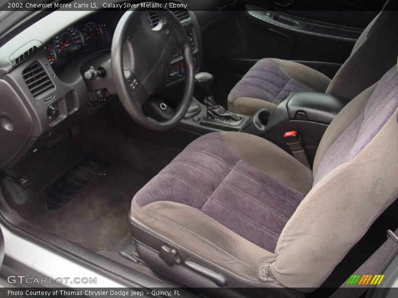 Galaxy Silver Metallic / Ebony 2002 Chevrolet Monte Carlo LS