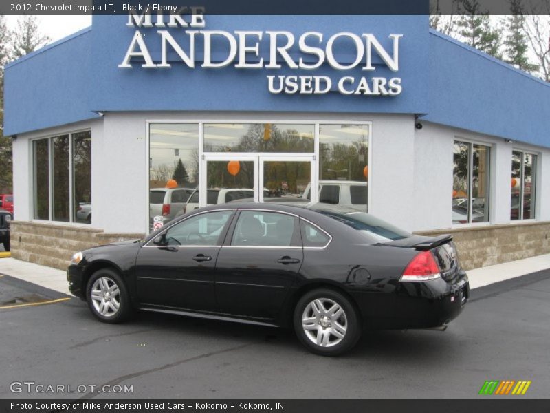 Black / Ebony 2012 Chevrolet Impala LT