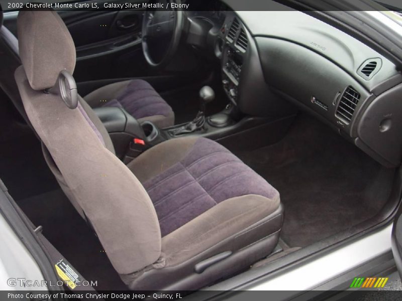 Galaxy Silver Metallic / Ebony 2002 Chevrolet Monte Carlo LS