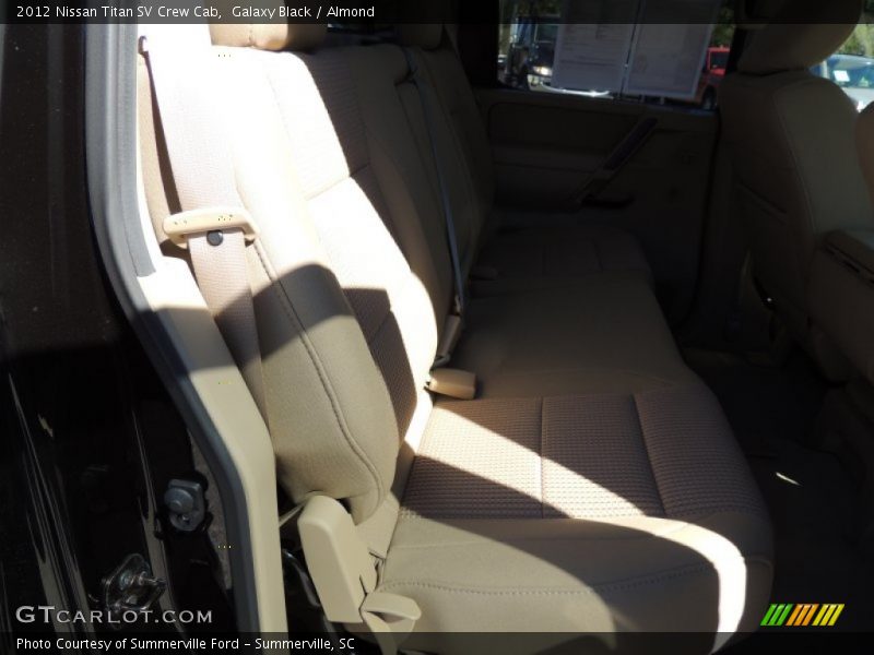Galaxy Black / Almond 2012 Nissan Titan SV Crew Cab
