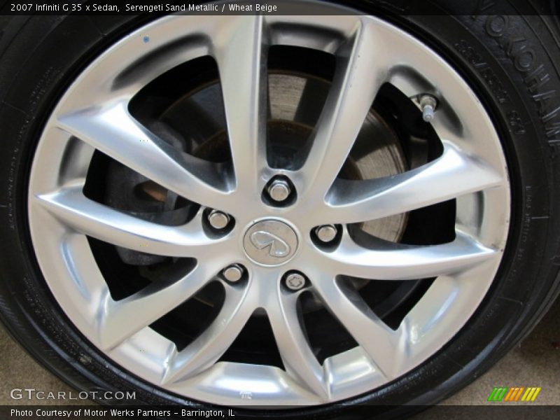 Serengeti Sand Metallic / Wheat Beige 2007 Infiniti G 35 x Sedan