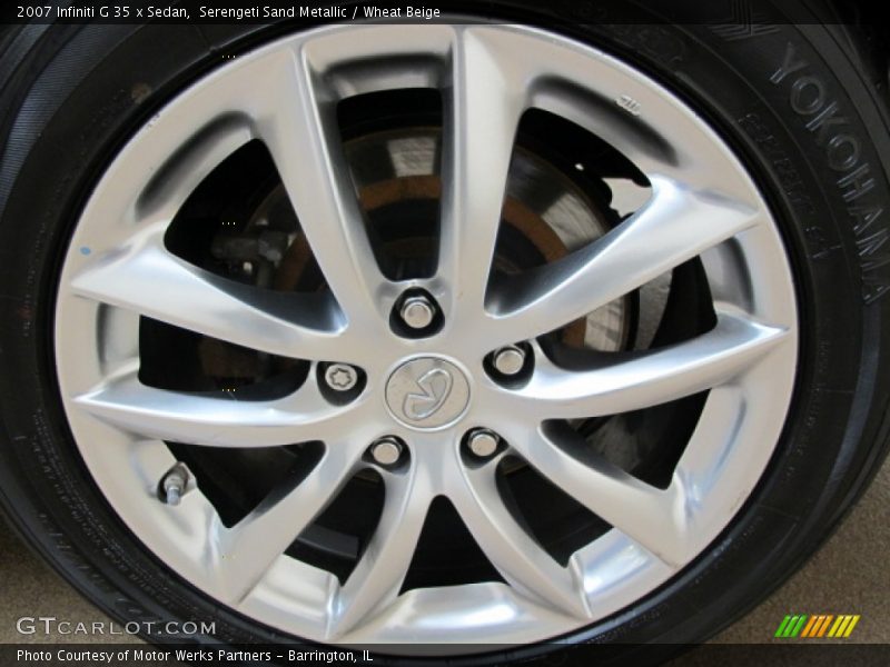 Serengeti Sand Metallic / Wheat Beige 2007 Infiniti G 35 x Sedan