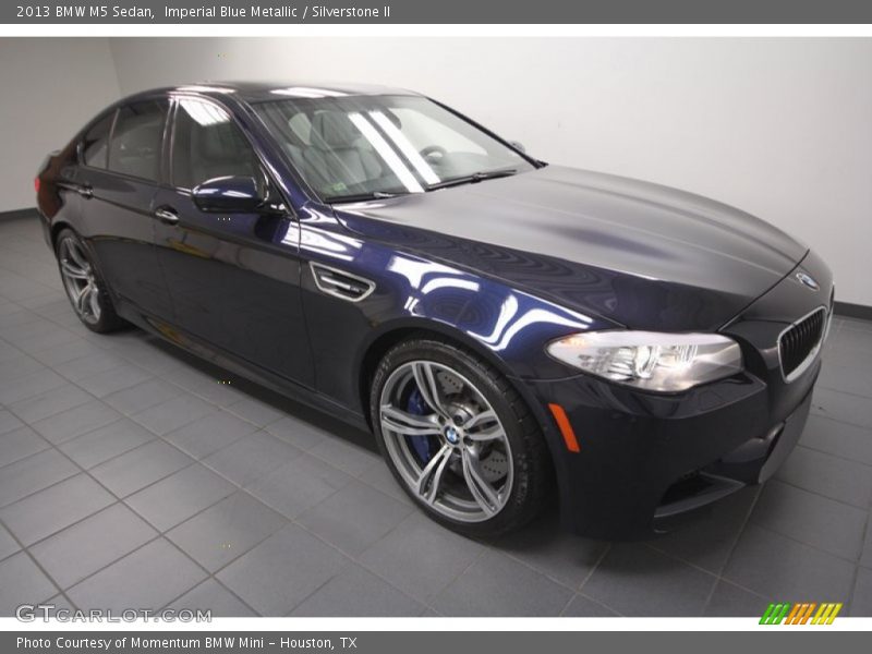 Imperial Blue Metallic / Silverstone II 2013 BMW M5 Sedan